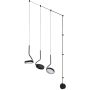 Moosee Flat lampa wisząca 3x30 W czarna MSE010100385 zdj.3