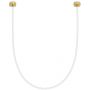 Moosee Lasso lampa wisząca 1x45 W biała-złota MSE1501100442 zdj.1
