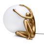 Moosee Uomo lampa stołowa 1x40 W biała-złota MSE1501100453 zdj.1