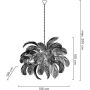 Moosee Tiffany lampa wisząca 18x40 W biała-złota MSE1501100525 zdj.2
