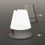 Martinelli Luce Amarcord lampa stołowa 1x8W LED przezroczysta/antracyt 827/DIM/AN zdj.3