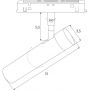 MaxLight Magnetic lampa magnetyczna 1x8 W czarny M0011D zdj.2