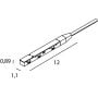 MaxLight Micro11 końcówka zasilająca zasilacza zewnętrznego czarny NA0001 zdj.2