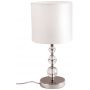MaxLight Elegance lampa stołowa 1x40W biały/chrom T0031 zdj.1