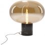 MaxLight Moonstone lampa stołowa 1x7 W czarna-bursztynowa T0058 zdj.1