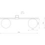 Nowodvorski Lighting Pik plafon 2x12 W biały-czarny 10300 zdj.2