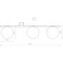 Nowodvorski Lighting Pik plafon 3x12 W biały-czarny 10301 zdj.2