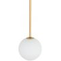 Nowodvorski Lighting Kier lampa wisząca 1x12 W biała-złoty satynowy 10306 zdj.4