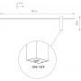 Nowodvorski Lighting Motive M kinkiet 1x11W czarny 10311 zdj.2