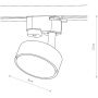 Nowodvorski Lighting Profile Puck lampa do szynoprzewodów 1x12 W czarny 10358 zdj.2