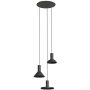 Nowodvorski Lighting Hermanos III lampa wisząca 3x10W czarna 10905 zdj.1
