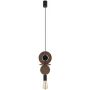 Nowodvorski Lighting Drops Wood lampa wisząca 1x25 W czarna-ciemne drewno 11175 zdj.1