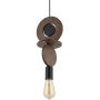 Nowodvorski Lighting Drops Wood lampa wisząca 1x25 W czarna-ciemne drewno 11175 zdj.3