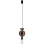 Nowodvorski Lighting Drops Wood lampa wisząca 1x25 W czarna-ciemne drewno 11176 zdj.1