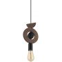 Nowodvorski Lighting Drops Wood lampa wisząca 1x25 W czarna-ciemne drewno 11176 zdj.4