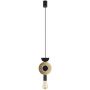 Nowodvorski Lighting Drops Wood lampa wisząca 1x25 W czarna-złota 11180 zdj.1