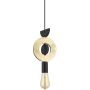 Nowodvorski Lighting Drops Wood lampa wisząca 1x25 W czarna-złota 11180 zdj.4