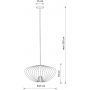 Nowodvorski Lighting Pumpkin lampa wisząca 1x10 W Umbra gray 11245 zdj.2