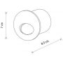 Nowodvorski Lighting Ava Led kinkiet zewnętrzny 1x3 W czarny 11530 zdj.2