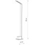 Nowodvorski Lighting Slit LED lampa stojąca zewnętrzna 1x7 W czarna 11540 zdj.2