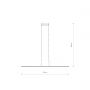 Nowodvorski Lighting Bar Led lampa wisząca 1x32 W biała 11582 zdj.2