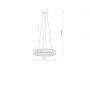 Nowodvorski Lighting Luxora Round lampa wisząca 1x30 W przezroczysta 11705 zdj.2