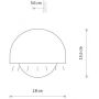 Nowodvorski Lighting Cabo Led kinkiet zewnętrzny 1x10 W beżowy 11805 zdj.2
