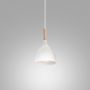 Luminex Noak Wood lampa wisząca 1x60W biały/drewno 1194 zdj.3