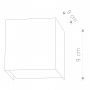 Nowodvorski Lighting Cube White kinkiet 1x60W biały 5266 zdj.2