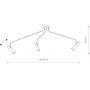 Nowodvorski Lighting Eye Super lampa wisząca 3x10 W czarna 6504 zdj.2