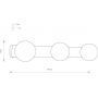 Nowodvorski Lighting Brazos kinkiet 3x10 W chrom 6951 zdj.2