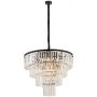 Nowodvorski Lighting Cristal lampa wisząca 12x25 W czarna-przezroczysta 7614 zdj.3