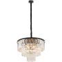Nowodvorski Lighting Cristal lampa wisząca 9x25 W czarna-przezroczysta 7616 zdj.3