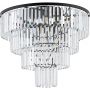 Nowodvorski Lighting Cristal plafon 12x25 W czarny-przezroczysty 7630 zdj.1