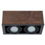 Nowodvorski Lighting Box lampa podsufitowa 2x15W drewno/czarny 7650 zdj.1