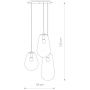 Nowodvorski Lighting Pear lampa wisząca 3x25 W czarna-mosiądz-przezroczysta 7794 zdj.2
