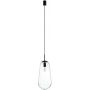 Nowodvorski Lighting Pear lampa wisząca 1x25 W czarna-przezroczysta 7797 zdj.1