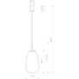 Nowodvorski Lighting Pear lampa wisząca 1x25 W czarna-przezroczysta 7797 zdj.2