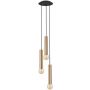 Nowodvorski Lighting Baton lampa wisząca 3x10 W czarna-mosiądz 7855 zdj.3