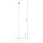 Nowodvorski Lighting Hermanos lampa wisząca 1x10 W czarna 8102 zdj.2