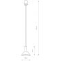 Nowodvorski Lighting Hermanos lampa wisząca 1x10 W czarna 8105 zdj.2