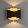 Nowodvorski Lighting Triangles kinkiet zewnętrzny 2x5W LED czarny/złoty 8141 zdj.1