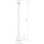 Nowodvorski Lighting Hermanos lampa wisząca 1x10 W czarna 8192 zdj.2