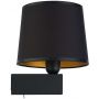 Nowodvorski Lighting Chillin kinkiet 1x10 W czarny-złoty 8197 zdj.1