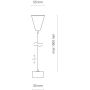 Nowodvorski Lighting CTLS Suspension Kit zawiesie do szynoprzewodu czarny 8697 zdj.2