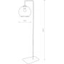 Nowodvorski Lighting Monaco lampa stojąca 1x25 W czarna-przydymiona 8794 zdj.2