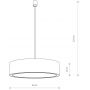 Nowodvorski Lighting Mist lampa wisząca 3x15 W biała 8942 zdj.2