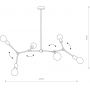 Nowodvorski Lighting Twig lampa wisząca 6x25 W czarna 9138 zdj.2