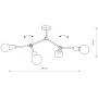 Nowodvorski Lighting Twig lampa wisząca 4x25 W czarna 9140 zdj.2