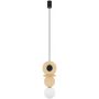 Nowodvorski Lighting Drops Wood lampa wisząca 1x12 W czarna 11173 zdj.1